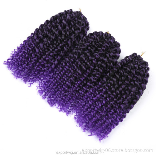 8 Inch MaliBob Crochet Braids Extensions Afro Kinky Braiding Hair Jerry Crochet Curl Braid Hair